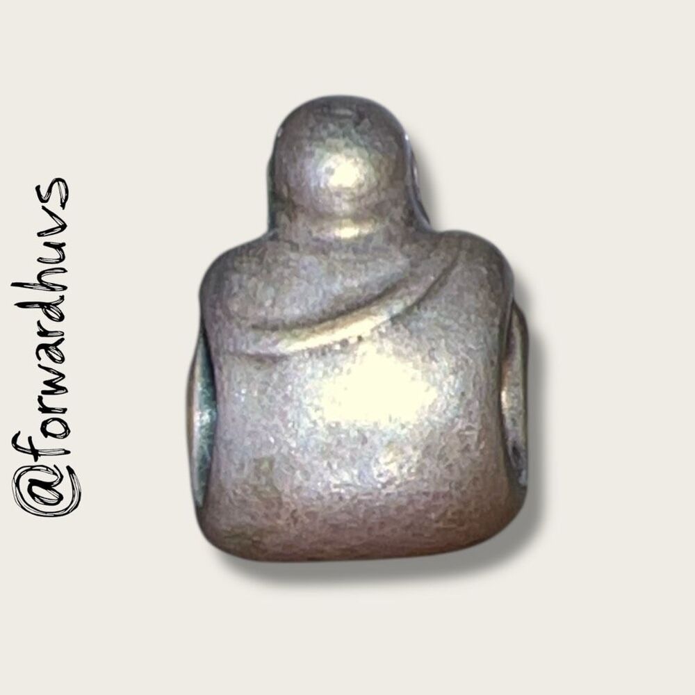 Retired Pandora Sterling Silver Buddha Charm – Marked ALE 925 - Picture 4 of 8